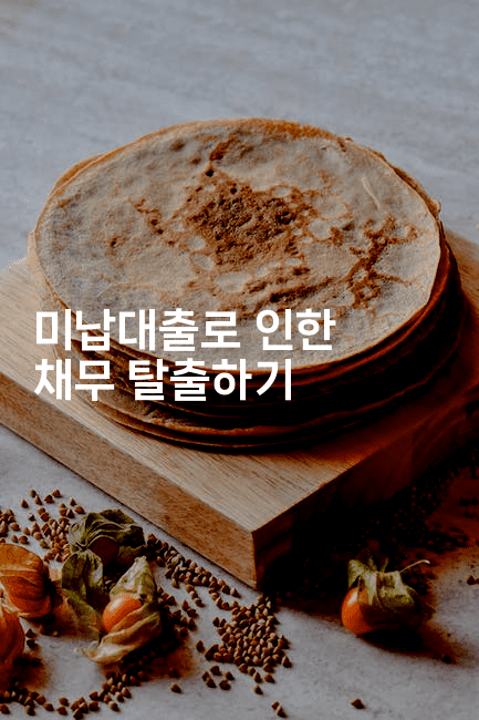 미납대출로 인한 채무 탈출하기-어려우니