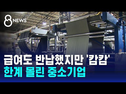 급여도 반납했지만 '캄캄'…한계 몰린 중소기업 / SBS 8뉴스